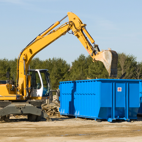 can i choose the location where the residential dumpster will be placed in New Lenox IL